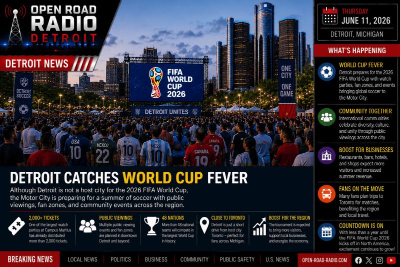 A Global Event Comes Close To Home: Detroit Prepares For World Cup Fever