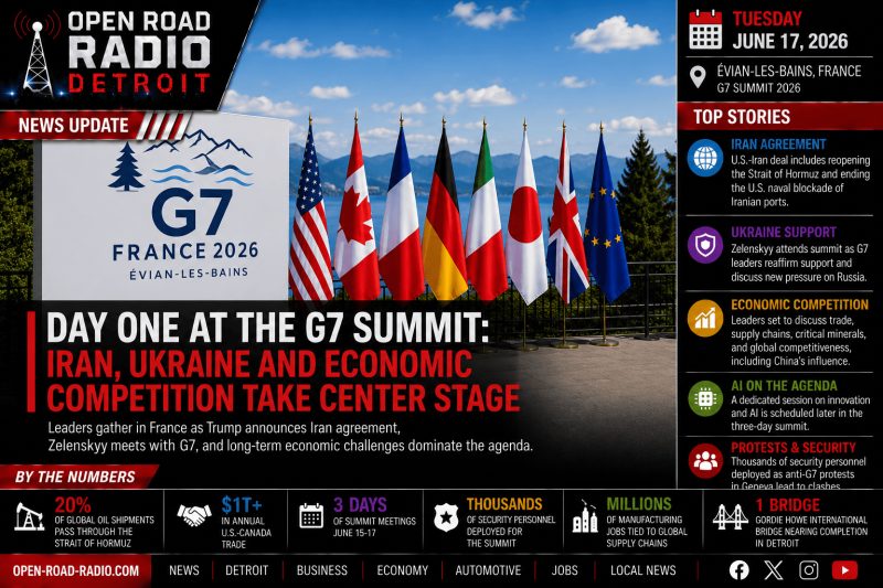 Day One At The G7: Iran, Ukraine And Economic Competition Dominate Summit Opening