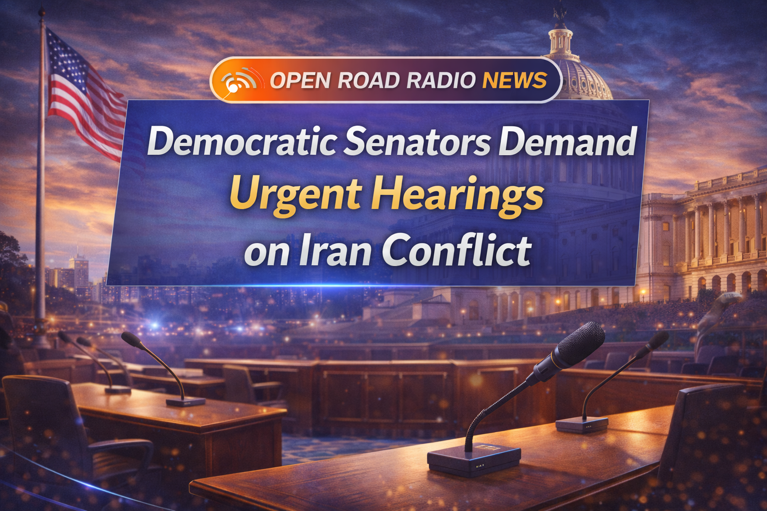 Democratic senators demand urgent hearings on the Iran conflict