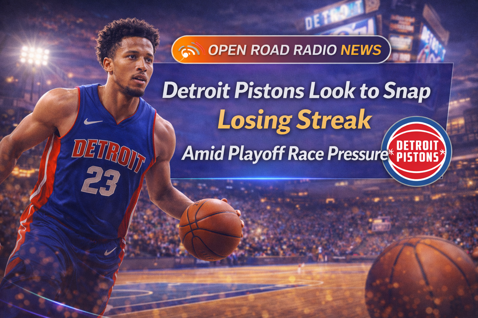 Detroit Pistons look to snap losing streak amid playoff race pressure