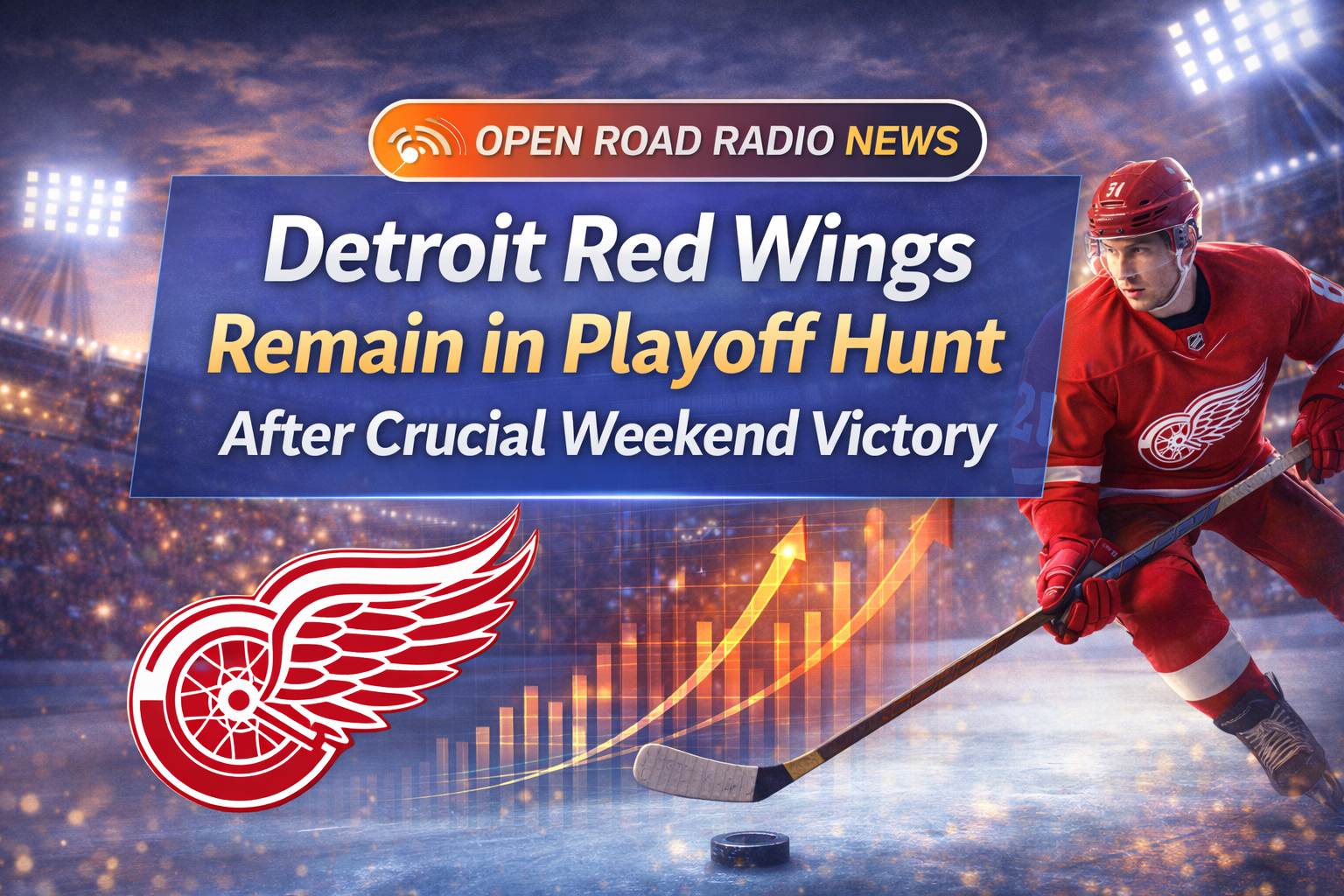 Detroit Red Wings remain in playoff hunt after crucial weekend victory