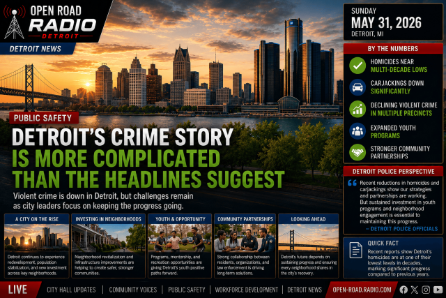 Detroit's Crime Story Is More Complicated Than The Headlines Suggest