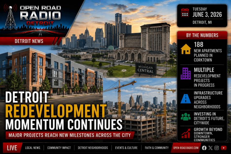 Development Activity Across The City: Detroit's Growth Spreads Beyond Downtown