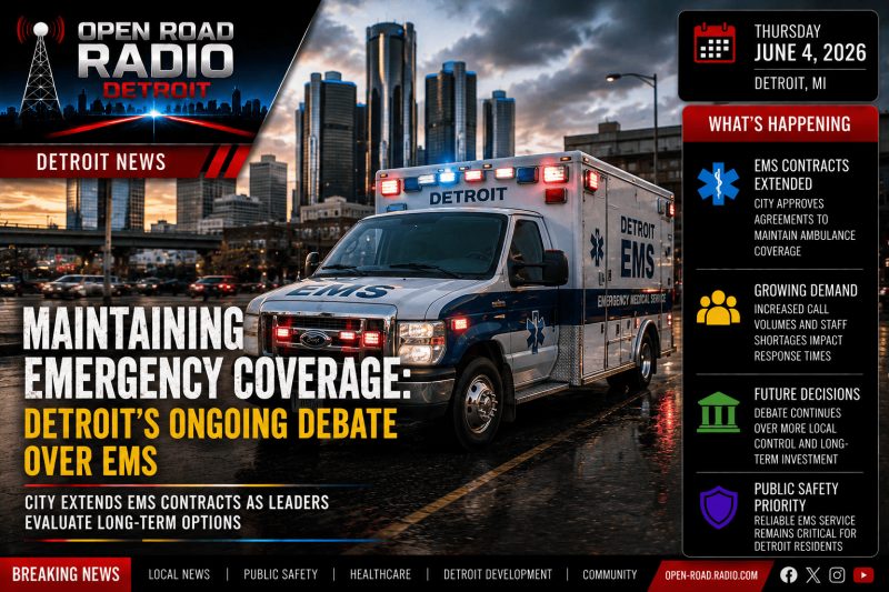 Maintaining Emergency Coverage: Detroit's Ongoing Debate Over EMS