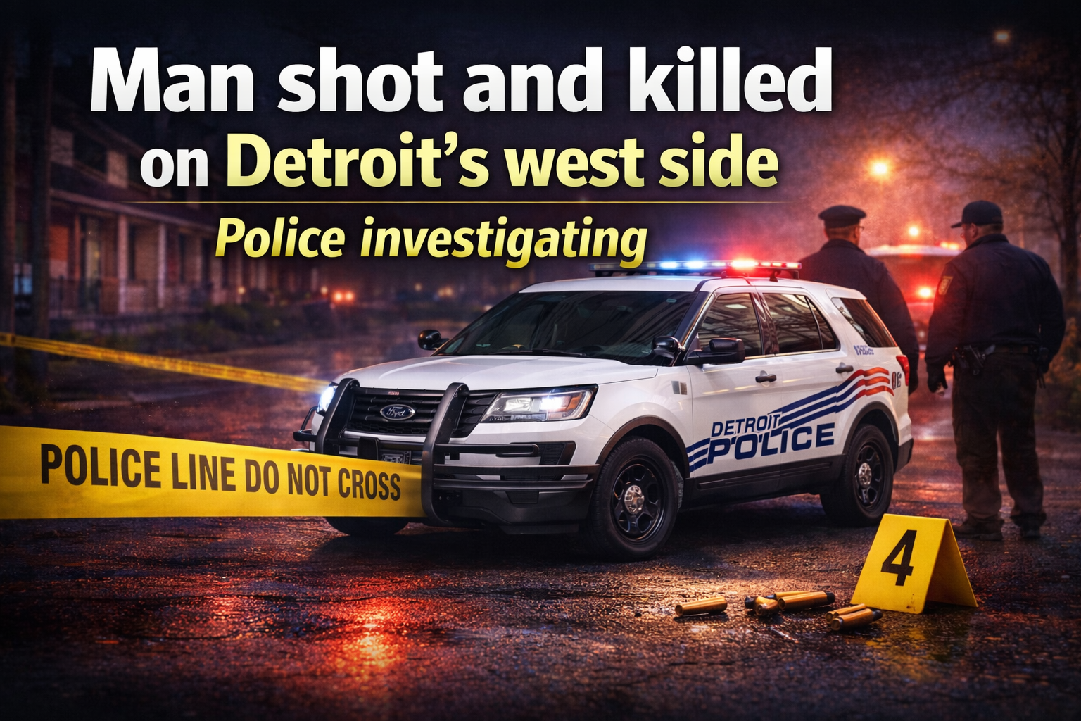 Man shot and killed on Detroit’s west side Police investigating