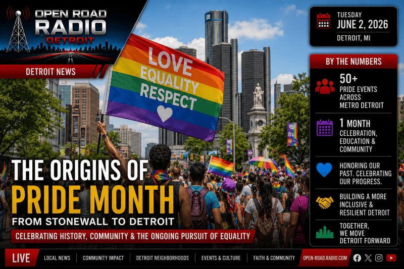 The Origins Of Pride Month: From Stonewall To Detroit