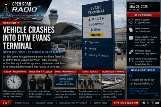 Vehicle Crashes Into DTW Terminal, Raising New Questions About Airport Security